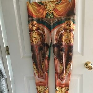 Om Shanti Ganesh Leggings
